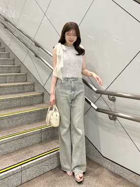 「アイテム（ボストンバッグ）」を使った、Itsuさん（レディース・163cm・20代）の夏コーディネート