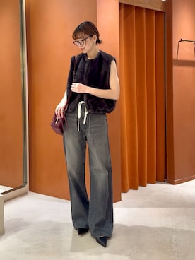 「アイテム（キャミソール）」を使った、あおさや。さん（レディース・160cm）の秋コーディネート
