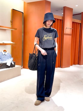 「THE PAUSE（ザ ポーズ）のアイテム（トップス）」を使った、あおさや。さん（レディース・160cm）の春コーディネート