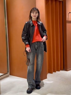 「THE PAUSE（ザ ポーズ）のアイテム」を使った、あおさや。さん（レディース・160cm）の秋コーディネート