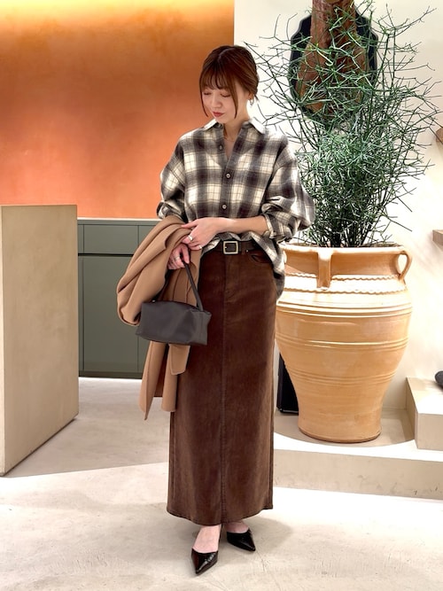 m*a様 2025AW今季★美品 ウィムガゼット デニムフロッキースリットスカー デニムフロッキースリットスカート（デニムスカート）｜Whim Gazette