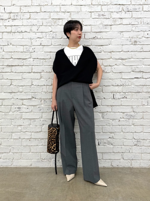 Whim Gazette ピグメントダイカーブパンツ Whim Gazette パンツ ピグメントダイカーブパンツ レディース