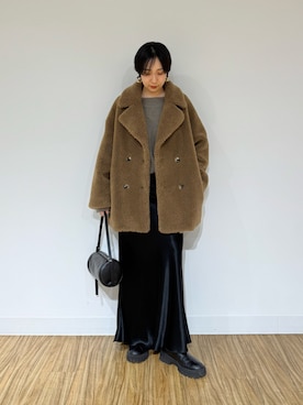 「アイテム（その他アウター）」を使った、AZUMIさん（レディース・160cm）の秋コーディネート