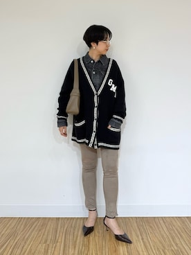 「アイテム（サングラス）」を使った、AZUMIさん（レディース・160cm）の夏コーディネート