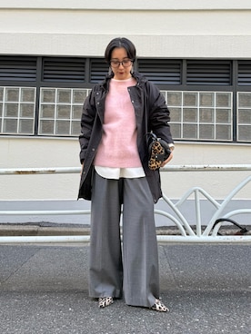 「アイテム（その他小物）」を使った、AZUMIさん（レディース・160cm）の秋コーディネート