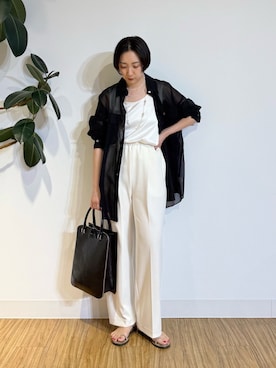 「NICOLAS LAINAS（ニコラスライナス）のアイテム」を使った、AZUMIさん（レディース・160cm）の春コーディネート