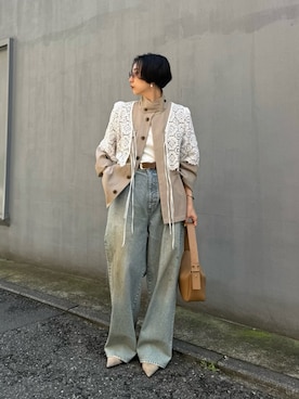 AZUMIさん（レディース・160cm）の春コーディネート