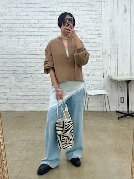 AZUMIさん(レディース・160cm)の冬コーディネート