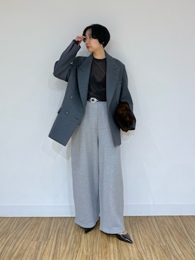 AZUMIさん（レディース・160cm）の冬コーディネート