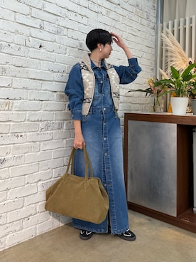 「アイテム（ピアス（両耳用））」を使った、AZUMIさん（レディース・160cm）の夏コーディネート
