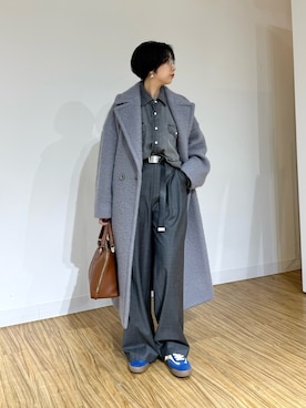 「Drawing Numbers（ドローイング ナンバーズ）のアイテム」を使った、AZUMIさん（レディース・160cm）の秋コーディネート