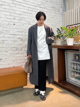 「アイテム（チョーカー）」を使った、AZUMIさん（レディース・160cm）の秋コーディネート