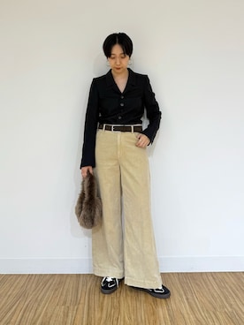 「アイテム（ハンドバッグ）」を使った、AZUMIさん（レディース・160cm）の夏コーディネート