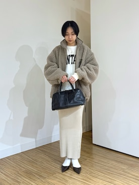 「アイテム（チョーカー）」を使った、AZUMIさん（レディース・160cm）の秋コーディネート