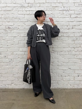 「THE PAUSE（ザ ポーズ）のアイテム」を使った、AZUMIさん（レディース・160cm）の夏コーディネート