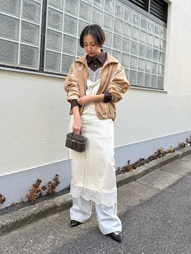 AZUMIさん（レディース・160cm）の冬コーディネート