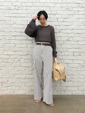 AZUMIさん（レディース・160cm）の秋コーディネート
