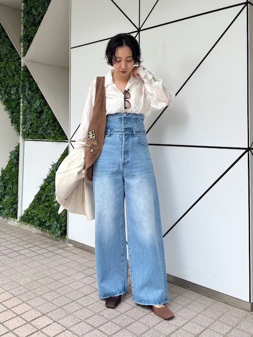ハイウエストデニムパンツ（デニムパンツ）｜Whim Gazette（ウィム