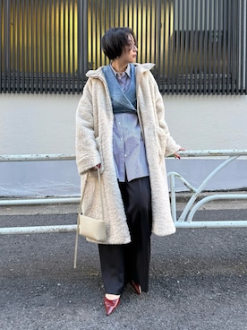 AZUMIさん(レディース・160cm)の冬コーディネート