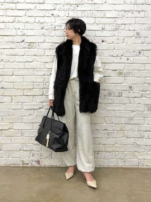 未使用★BAILA掲載★ 【Hoaw.】ボストンバッグ Whim Gazette(ウィム ガゼット)の【Hoaw.】ヴィンテージ加工フラップ