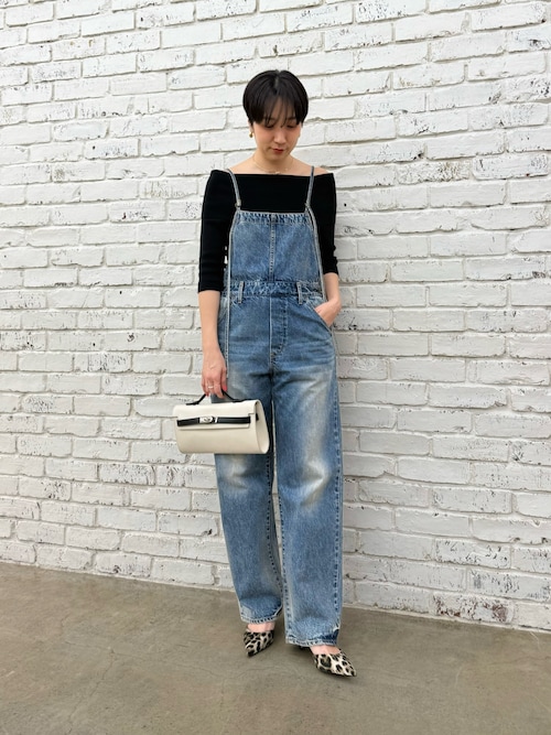 ウィムガゼット ワンウォッシュDENIMオールインワン Whim GazetteONEWASH DENIM オールインワン