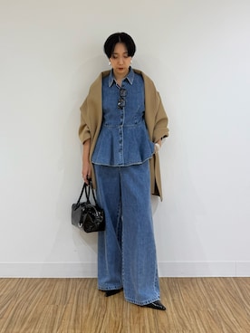 「ショートヘア」｜AZUMIさん（レディース・160cm）の秋コーディネート