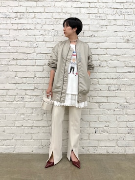 「アイテム（ピアス（両耳用））」を使った、AZUMIさん（レディース・160cm）の夏コーディネート