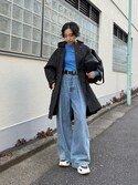 Whim Gazette（ウィムガゼット）の「デニムタックパンツ（デニムパンツ