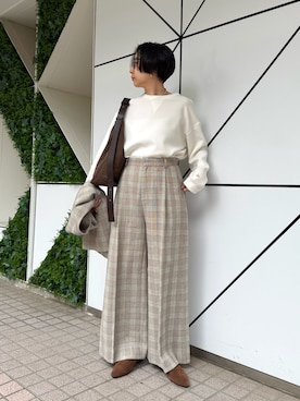 AZUMIさん（レディース・160cm）の春コーディネート