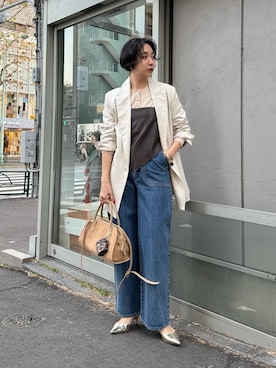 AZUMIさん（レディース・160cm）の冬コーディネート