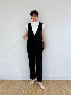 「Whim Gazette（ウィムガゼット）のアイテム」を使った、AZUMIさん（レディース・160cm）の夏コーディネート