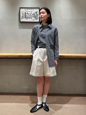 「Steven Alan（スティーブンアラン）のアイテム（サンダル）」を使った、orisakaさん（レディース・168cm）の春コーディネート