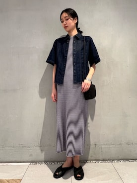 「Steven Alan（スティーブンアラン）のアイテム（ワンピース/ドレス）」を使った、orisakaさん（レディース・168cm）の春コーディネート