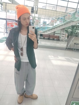 「アイテム（テーラードジャケット）」を使った、Aki さん（メンズ・171cm）の秋コーディネート