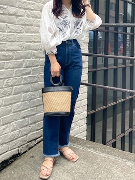 咲栄さん（レディース・155cm）の夏コーディネート