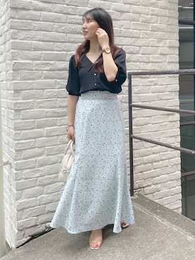 咲栄さん(レディース・155cm)の夏コーディネート