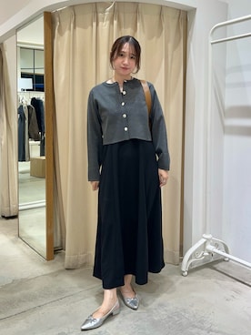 「アイテム（ワンピース/ドレス）」を使った、おしらさん（レディース・160cm）の秋コーディネート