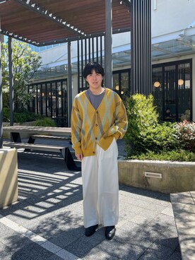 「Lui's（ルイス）のアイテム（その他シューズ）」を使った、r    I    k  uさん（メンズ・170cm）の春コーディネート