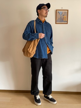 「mystic（ミスティック）のアイテム」を使った、tsutttsuさん（メンズ・182cm）の春コーディネート