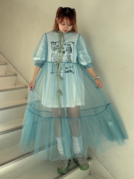 「Candy Stripper」｜CandyStripper_renkaさん（レディース・156cm）の夏コーディネート