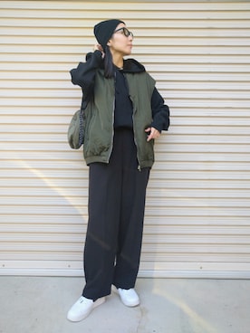 「Java（ジャバ）のアイテム」を使った、kさん（レディース・165cm）の秋コーディネート