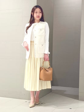 「ANAYI（アナイ）のアイテム（その他アウター）」を使った、Kai.nさん（レディース・160cm）の春コーディネート