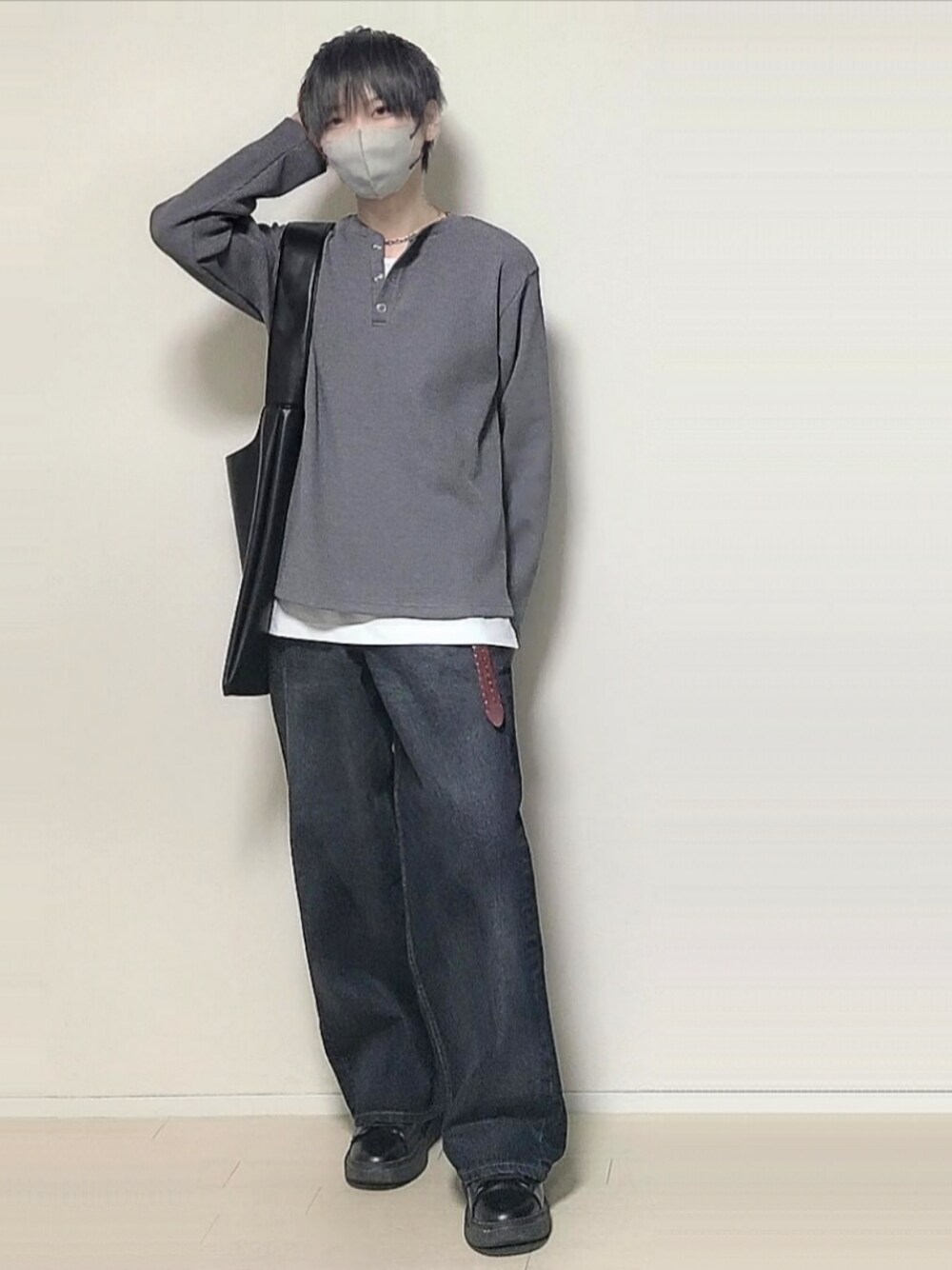 CLEL（クレイル）の「【CLEL】Functionary Thermal Henley Neck T