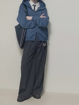 「アイテム（フォーマルスーツ/小物）」を使った、taku3418さん（メンズ・158cm）の秋コーディネート