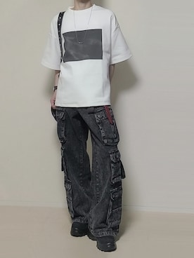 「アイテム（トップス）」を使った、taku3418さん（メンズ・158cm・40代）の夏コーディネート
