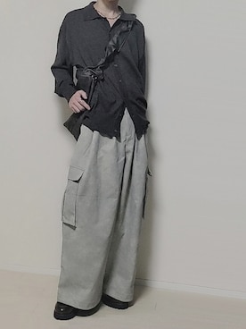 「アイテム（カーディガン/ボレロ）」を使った、taku3418さん（メンズ・158cm・40代）の秋コーディネート