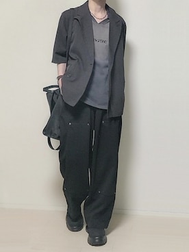 「アイテム（ジャケット/アウター）」を使った、taku3418さん（メンズ・158cm）の夏コーディネート