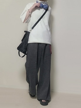 「ヘッドホン」｜「アイテム（ホワイト系）」を使った、taku3418さん（メンズ・158cm）の夏コーディネート