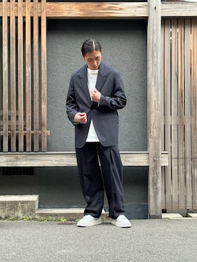 「LHPOSAKA」｜Ryunosuke Ikedaさん（メンズ・173cm）の冬コーディネート