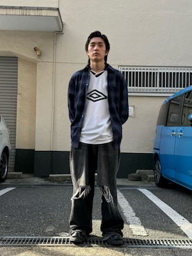 「LHPOSAKA」｜Ryunosuke Ikedaさん（メンズ・173cm）の秋コーディネート
